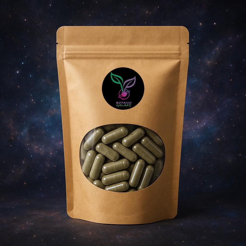 Påse med örtmix i kapslar, perfekt för dig som vill slippa tråkigt örtte.