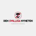 Logotyp med en överstruken alien, text: Den Ovilliga Nyheten, Christian Séance